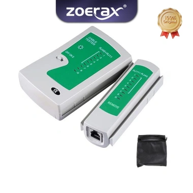 Zoerax Máy Kiểm Tra Cáp Mạng POE LAN RJ45 CAT5/CAT6 UTP, Chống Cháy, 27,280₫ Zoerax Máy Kiểm Tra Cáp Mạng POE LAN RJ45 CAT5/CAT6 UTP, Chống Cháy, 27,280₫