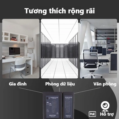 Zoerax Máy kiểm tra cáp RJ45 RJ11 RJ12 - Sạc lại, kiểm tra LAN, sửa mạng nhanh 8