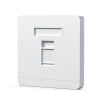 ZoeRax Ổ cắm tường RJ45 Ethernet mặt phẳng cổng đơn/đôi, tương thích CAT6/CAT5E/CAT5 - Giá ưu đãi 69.298 VND 7