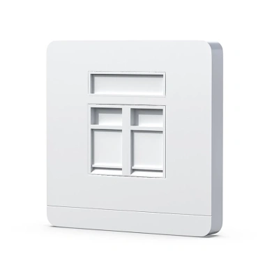 ZoeRax Ổ cắm tường RJ45 Ethernet mặt phẳng cổng đơn/đôi, tương thích CAT6/CAT5E/CAT5 - Giá ưu đãi 69.298 VND 10 ZoeRax Ổ cắm tường RJ45 Ethernet mặt phẳng cổng đơn/đôi, tương thích CAT6/CAT5E/CAT5 - Giá ưu đãi 69.298 VND 10