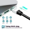 ZoeRax Ống Cắm RJ45 Cat6A‑Cat7‑Cat8 Không Dùng Cụ, Tái Sử Dụng, Che Chắn STP/UTP Dây 23AWG – Giá 40.947₫ 4