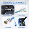 ZoeRax RJ45 Cat6 Cat6a 30u Mạ Vàng Bảo Vệ Mô-đun Cắm Lỗ 1.2mm Ethernet STP 8P8C Đầu Cuối Giá 131.999 VND 7