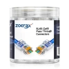 ZoeRax RJ45 Cat6 Cat6a 30u Mạ Vàng Bảo Vệ Mô-đun Cắm Lỗ 1.2mm Ethernet STP 8P8C Đầu Cuối Giá 131.999 VND 8