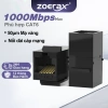 Zoerax RJ45 CAT6 Keystone Coupler Nữ Sang Nữ - Khớp Nối UTP Trắng, 43.560₫