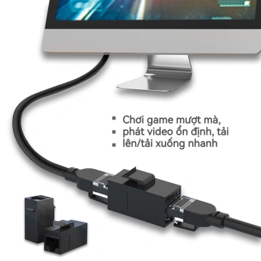 Zoerax RJ45 CAT6 Keystone Coupler Nữ Sang Nữ - Khớp Nối UTP Trắng, 43.560₫ 7