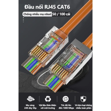 ZoeRax RJ45 Cat6/Cat6a Phích cắm mô-đun bảo vệ mạ vàng Ethernet STP giá 115.499 VND 2 ZoeRax RJ45 Cat6/Cat6a Phích cắm mô-đun bảo vệ mạ vàng Ethernet STP giá 115.499 VND 2