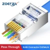 ZoeRax RJ45 Cat6/Cat6a Phích cắm mô-đun bảo vệ mạ vàng Ethernet STP giá 115.499 VND 10