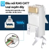 Zoerax RJ45 Cat7 Cat6a 8P8C 50um Mạ Vàng FTP/STP - Bộ 10 mô-đun mạng 1.5mm, 129.8k 3