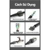 ZoeRax RJ45 CAT8 Đầu Nối Không Cần Công Cụ, Bảo Cáp Ethernet 10Gbps, Tái Dùng 1 Cái 4