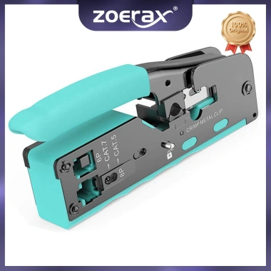 Zoerax RJ45 Dụng cụ uốn đa năng - Máy uốn, tuốt và cắt dây CAT5/CAT5e/CAT6/CAT6A/7, giảm giá 22%