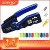 ZoeRax RJ45 Dụng Cụ Uốn và Cắt Dây All in One cho Cat6a Cat6 Cat5e Đầu Nối Mô-đun Ethernet 8P8C Giá Ưu Đãi 285.999đ