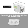 ZoeRax Set 10 Tấm Chèn Đứng 90 độ Jack Cắm Đá Đá Chìa Khóa Cat6 Ethernet RJ45 286.000 VND 2