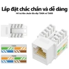 ZoeRax Set 10 Tấm Chèn Đứng 90 độ Jack Cắm Đá Đá Chìa Khóa Cat6 Ethernet RJ45 286.000 VND 4