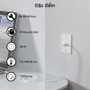 Zoerax Tấm Chắn Tường Đá Hoa Kỳ Mạ Điện Thấp Cặp Đôi 1 Mặt Gang - Giá chỉ 50.600₫ 6