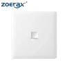 ZoeRax Tấm Tường RJ45 Ethernet Keystone Jack Màu Trắng Đen – Giá 71.499₫