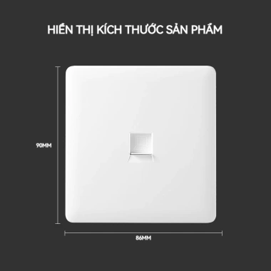 ZoeRax Tấm Tường RJ45 Ethernet Keystone Jack Màu Trắng Đen – Giá 71.499₫