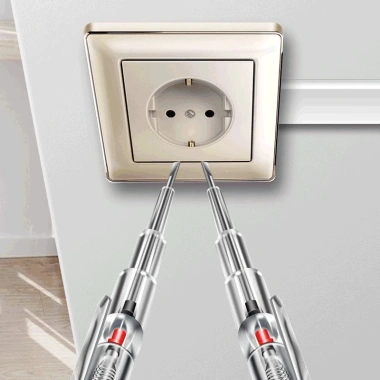 ZoeRax Voltimetro Amperietro - Máy kiểm tra kỹ thuật số, dò tuốc nơ vít điện, cảm biến bút - 29.095 VND 2