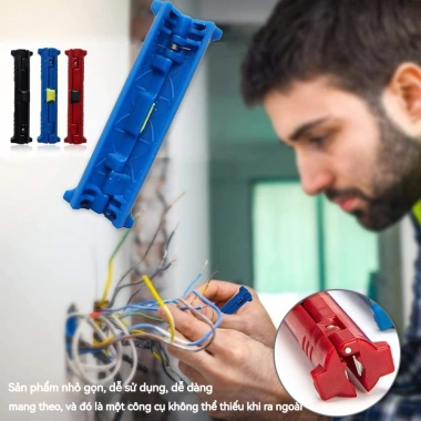 ZoeRax Wire Stripper Pen - Dụng cụ cắt cáp mạng, máy cắt dây đồng trục, kìm, chỉ 57.748₫