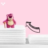 [1 Bích Đủ 400gam 200 Tờ] Giấy lau đa năng Gấu Dâu Lotso mềm mại, không chất tẩy rửa, an toàn cho da, tiện lợi, giá chỉ 39.900₫ 6
