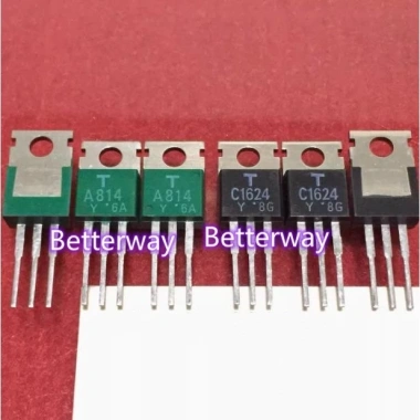 1 cặp transistor mới 2SA814 & 2SC1.624 (A814 C1.624) giảm giá 23% chỉ 121k 1 cặp transistor mới 2SA814 & 2SC1.624 (A814 C1.624) giảm giá 23% chỉ 121k