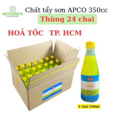 1 Thùng 24 Chai Tẩy Sơn APCO 350ml - Giá ưu đãi - Phù hợp Bê Tông, Gỗ, Kim Loại
