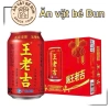 1 Thùng 24 Lon Trà Sâm Wanglaoji 310ml - Giá ưu đãi 165.000, Thơm mát, Dinh dưỡng, Thưởng thức cùng Bé Bun