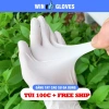 1 Túi 100 chiếc Găng tay cao su trắng Nitrile chuyên dụng - Giá ưu đãi 100.000₫