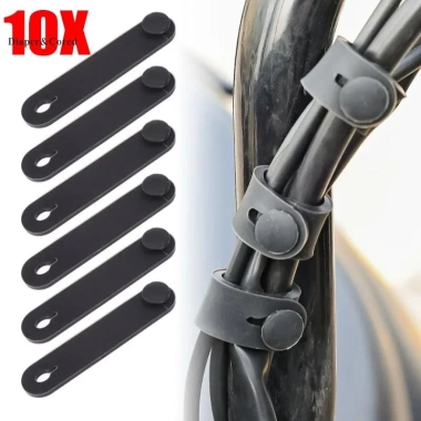 10 Bộ Khung Cao Su Bảo Vệ Cáp Xe Máy - Dây Điện, Dây Buộc, Dây Ly, Hợp Phanh - Giá 54.010 VNĐ