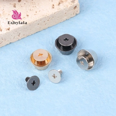10 Bộ Túi Kim Loại Chân Đinh Tán Đáy DIY Da – Bảo Vệ, Thắt Lưng, Giá 40.716 VND