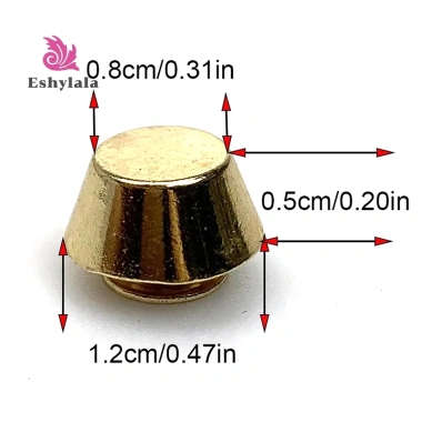 10 Bộ Túi Kim Loại Chân Đinh Tán Đáy DIY Da – Bảo Vệ, Thắt Lưng, Giá 40.716 VND