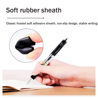 10 Bút Gel Đen Xanh Đỏ Chống Nước - Viết Trơn, Thiết Kế Basic, Giá 21.000 VND