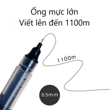 10 Bút Gel Nước Muji Ngòi 0.5mm Mực Đều Viết Trơn - Giá ưu đãi 25.000đ 4