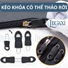 [10 Cái] Móc Khóa Zip Nhựa Tháo Rời Balo, Túi Xách, Vali, Áo Khoác, Quần - Giá 8.5k