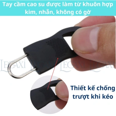 [10 Cái] Móc Khóa Zip Nhựa Tháo Rời Balo, Túi Xách, Vali, Áo Khoác, Quần - Giá 8.5k 2