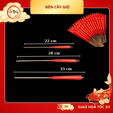 10 Cặp Đèn Cầy Gió Tiểu-Trung-Đại Giá Ưu Đãi 69k tại Tiệm Nhang Cát Tường 7
