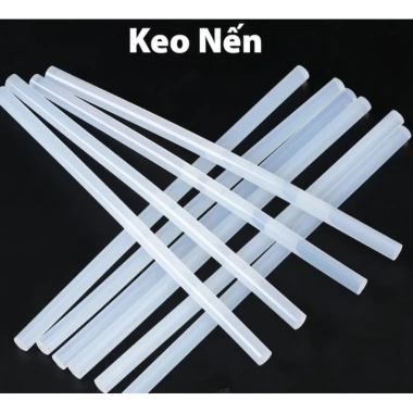 10 cây Keo Nến Silicon (Nhỏ/To) - Siêu Dính, Nhanh Khô, Súng Bắn Keo, Giá 13.013₫ 2