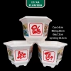 10 Chậu Cây Cảnh Phúc Lộc Thọ Nhựa Vuông - Trang Trí Tết, Bonsai Giả 20x14x12cm Giá Ưu Đãi 60k