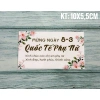 10 chiếc card thiệp đơn chúc mừng Quốc tế Phụ Nữ 8/3 - Tặng ghim cài, 19.000₫ 6