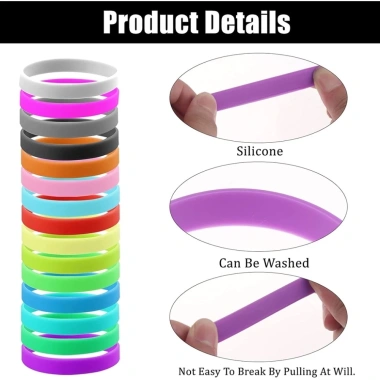 10 Chiếc Dây Đeo Tay Silicon Thời Trang Giá Rẻ 3.300₫ - Vòng Tay Thể Thao Màu Trơn 6 10 Chiếc Dây Đeo Tay Silicon Thời Trang Giá Rẻ 3.300₫ - Vòng Tay Thể Thao Màu Trơn 6