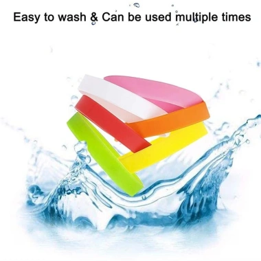10 Chiếc Dây Đeo Tay Silicon Thời Trang Giá Rẻ 3.300₫ - Vòng Tay Thể Thao Màu Trơn