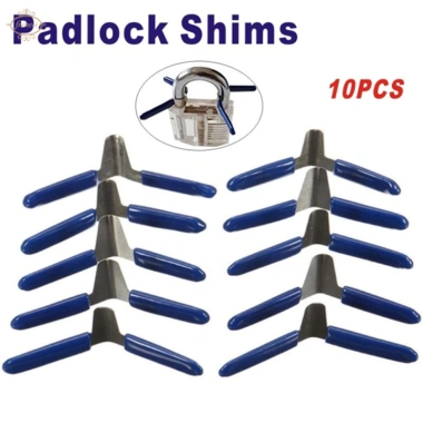 10 chiếc ổ khóa shim bộ dụng cụ mở khóa, giá chỉ 88.000đ, mở nhiều khóa nhanh