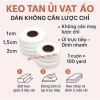 10 cuộn 100 yard Keo tan ủi vải, mếch mex 1-2cm, kết dính 2 lớp - Giá 63.500đ 9