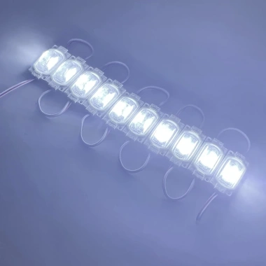 10 Đèn LED 12V/24V Siêu Sáng cho Xe Tải, Xe Bus, Cột Mốc - Module Cảnh Báo 1 Đèn