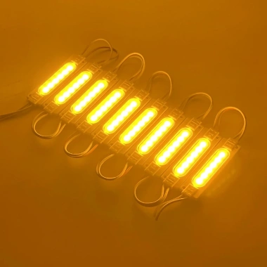 10 Đèn LED COB 12V-24V Siêu Sáng 6LED Dán Cột Mốc Xe Tải, Bus, Kéo - Chỉ 88.000đ 10