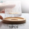 10 Đĩa Xoay Đế Lót Ly Đa Năng - Phụ Kiện Nhà Bếp, Bàn Ăn, Tủ Lạnh, Giá Chỉ 214.920 VND 2