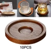 10 Đĩa Xoay Đế Lót Ly Đa Năng - Phụ Kiện Nhà Bếp, Bàn Ăn, Tủ Lạnh, Giá Chỉ 214.920 VND 5
