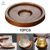 10 Đĩa Xoay Đế Lót Ly Đa Năng - Phụ Kiện Nhà Bếp, Bàn Ăn, Tủ Lạnh, Giá Chỉ 214.920 VND 6
