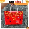 10 Hộp Én Xuân Đỏ Size L - Hộp Quà Tết 3 Hủ PET 1.000ml hoặc 6 Hủ PET 500ml, Quai Xách Cao Cấp, Giá chỉ 139.000 VND 2