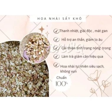 10 Ký Hoa Nhài Khô Thơm Sạch Nụ To - Bao 1, Giá Sỉ Ưu Đãi 330.000 VNĐ