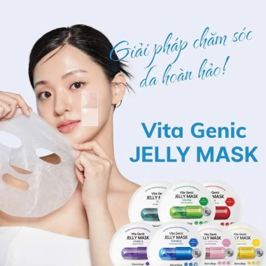 10 mặt nạ Banobagi Vita Genic Jelly Mask Hàn Quốc - Dưỡng ẩm, Trắng da, Vitamin, Giá 135.000